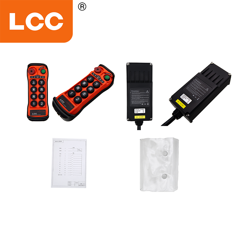Manufacturer LCC QA800 8 Button Industrial Truck Crane Wireless Radio Switch Controller Radio Controls for Lifting