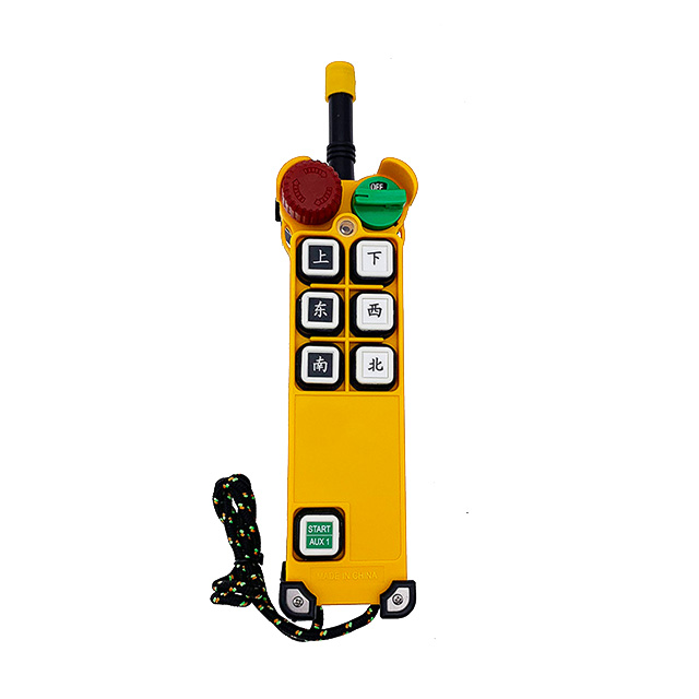 F24-6D Telecrane Radio 6 Buttons Telecontrol Industrial Crane Remote Control