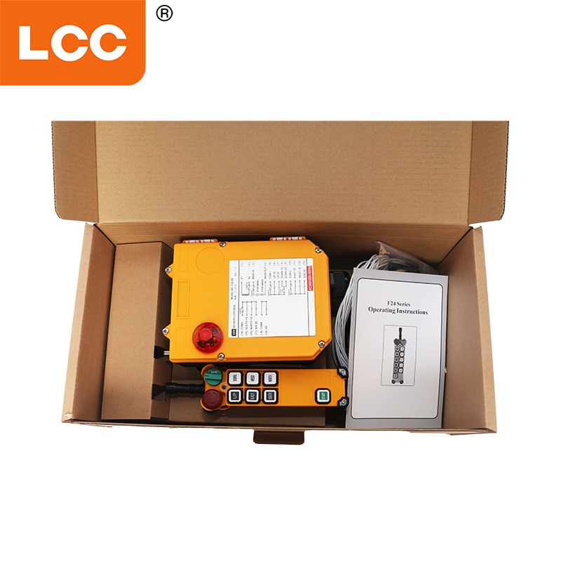 F24-6D Wireless Crane Push Button Pendants Traveling Mechanism Remote Control