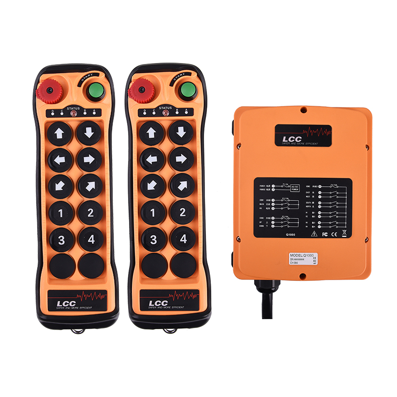 Q1000 10 Buttons Single Speed Industrial Remote Control for Bridge Crane