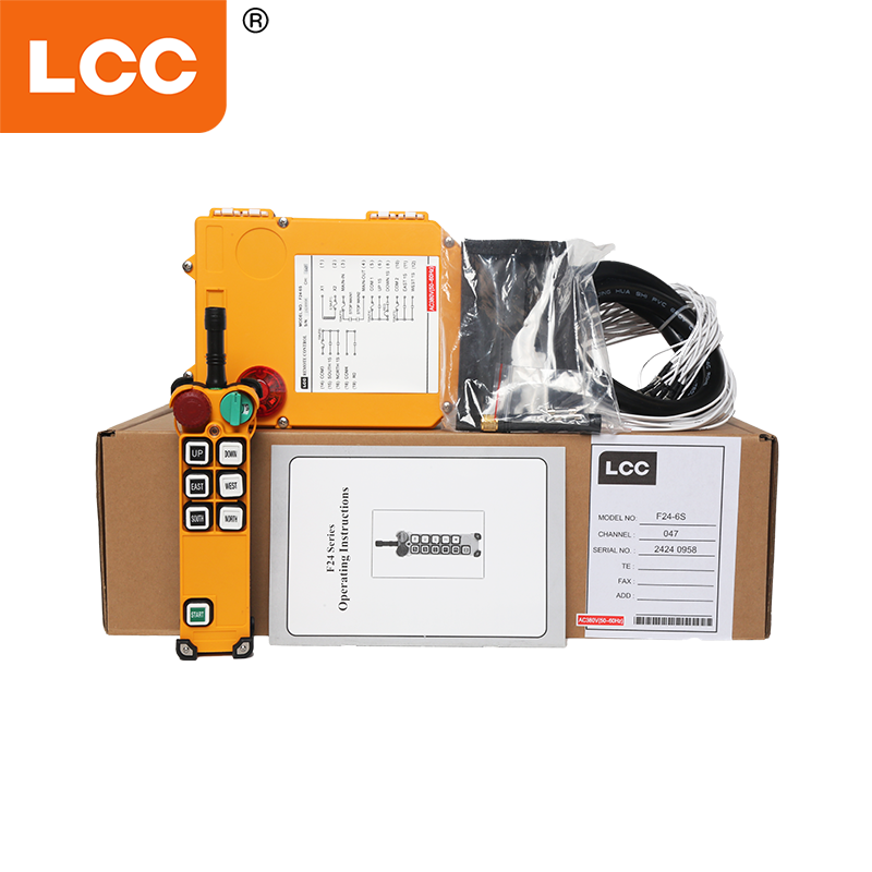 F24-6S Single Speed Push Button Wireless Remote Control