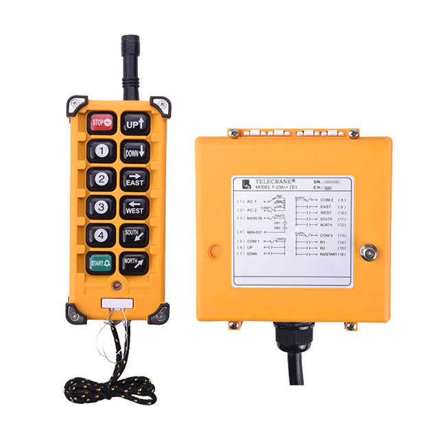 F23-A++ 8 Key Industrial Waterproof Wireless Remote Control