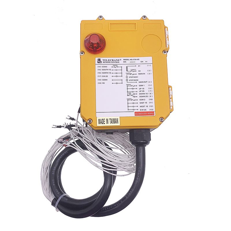 F24-6D Overhead Crane Wireless Radio Remote Control Transmitter Receiver