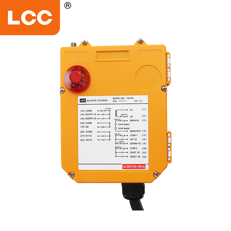 F24-8S General 220V 380V Overhead Crane Radio Wireless Remote Control Switch
