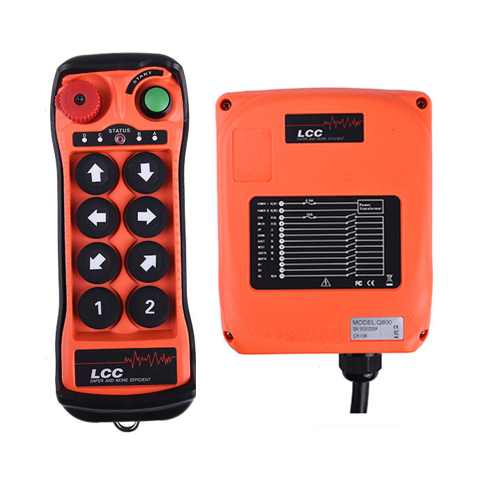 8-button single-speed overhead remote control