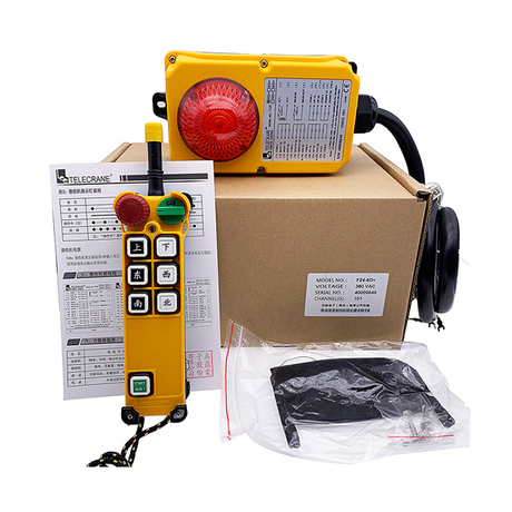 Wireless Crane Push Button Pendants Traveling Mechanism Remote Control F24-6D 