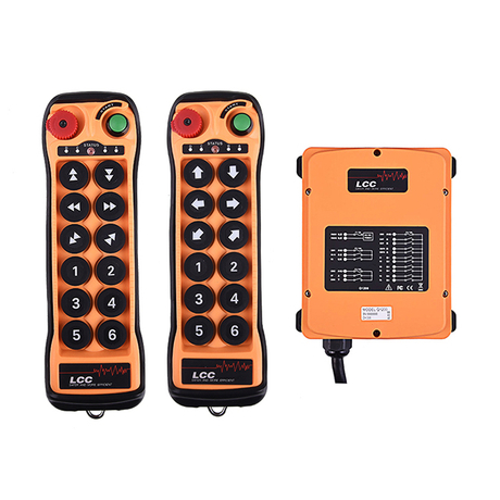 Q1200 Single Step Industrial Radio Wireless Remote Control for Overhead Crane