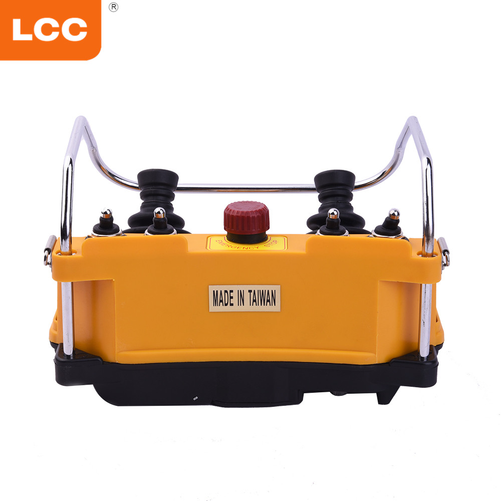 F24-60 2 Transmitters And 1 Receiver Joystick Industrial Crane Radio Remote Control for Tower Crane