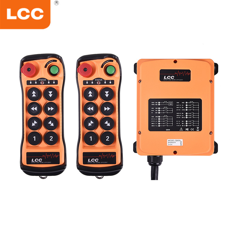 Q808 New Product Telecontrol Industrial 433mhz Rf Wireless Remote Control for Crane