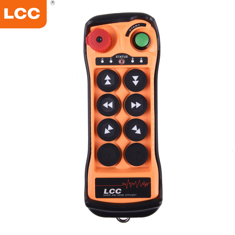 Q606 6 Buttons Hydraulic Electric Crane Wireless Radio Wire Rope Winch Remote Control 