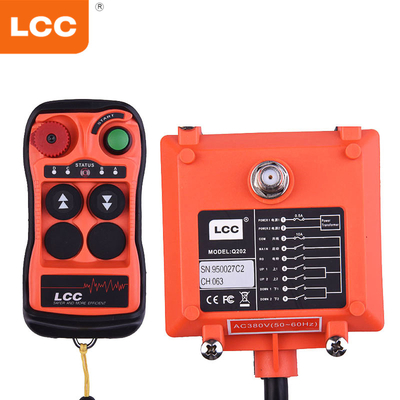 Q202 Industrial 2 Channel Telecrane Wireless Crane Remote Control 