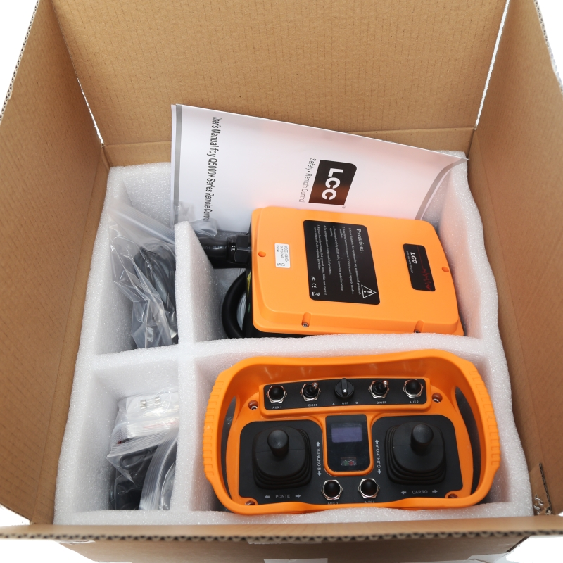 433 Mhz UHF LCC Q5000+ Tower Crane Joystick Industrial Wireless Remote ...