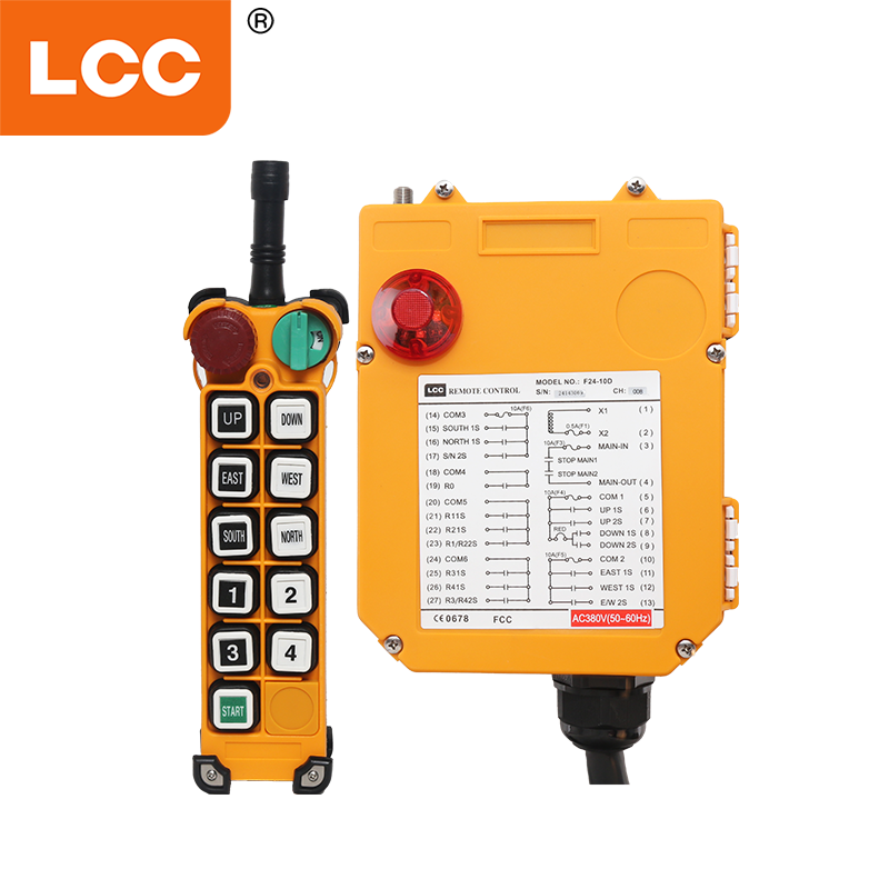 F24-10D Industrial Wireless Overhead Crane Remote Control Switch