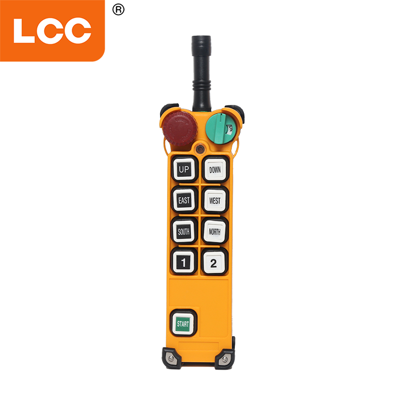 F24-8D Industrial 8 Buttons Double Speed 315/433mhz Wireless Radio Remote Control