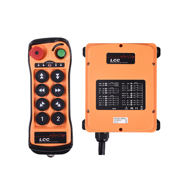 Q808 Industrial 8 Buttons Hoist Wireless Remote Control