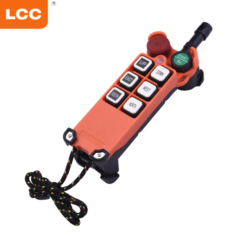 F21-E1 Lcc 24V 6 Key Crane Rf on Off Industrial Remote Control Switch