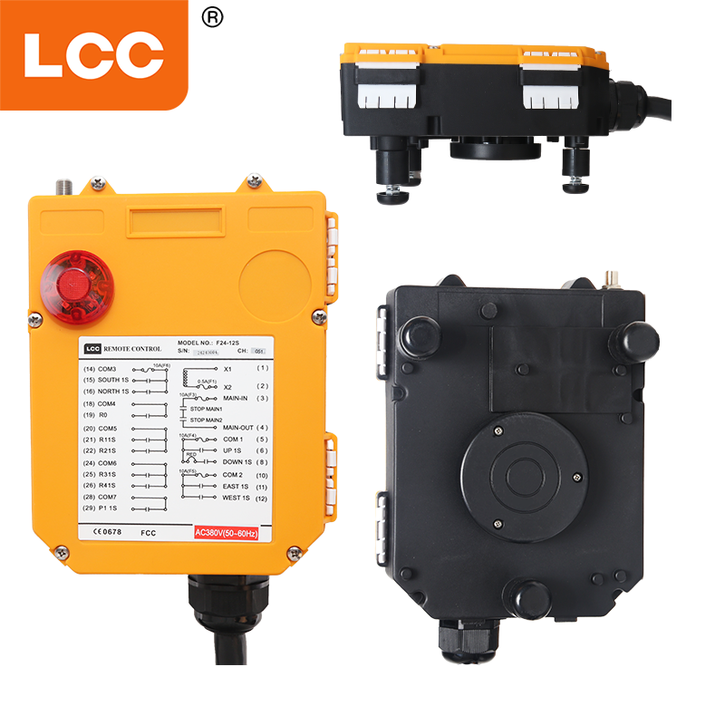 F24-12S 12 Channels Industrial Electric Radio Traveling Remote Control System