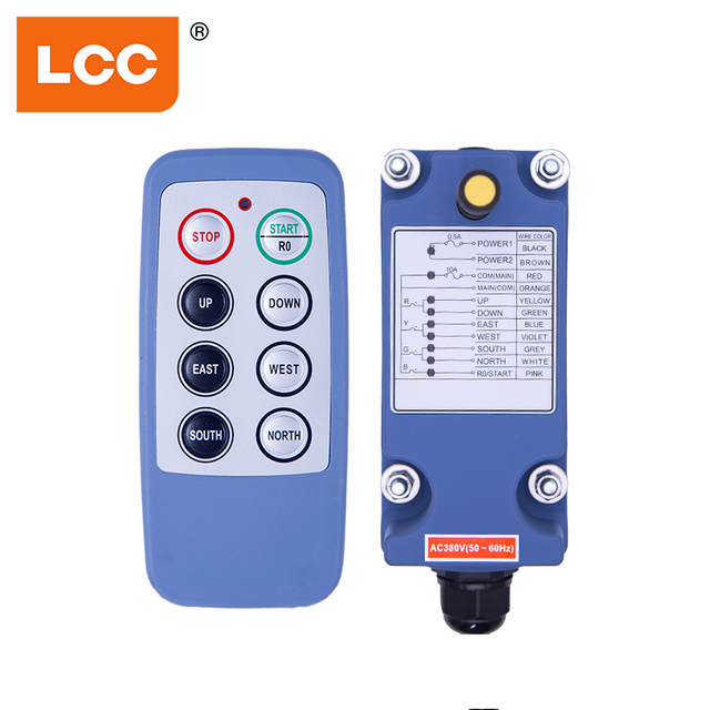 LCC SAGA1-L8 Industrial Wireless Remote Control for Crane Hydraulic Equipment