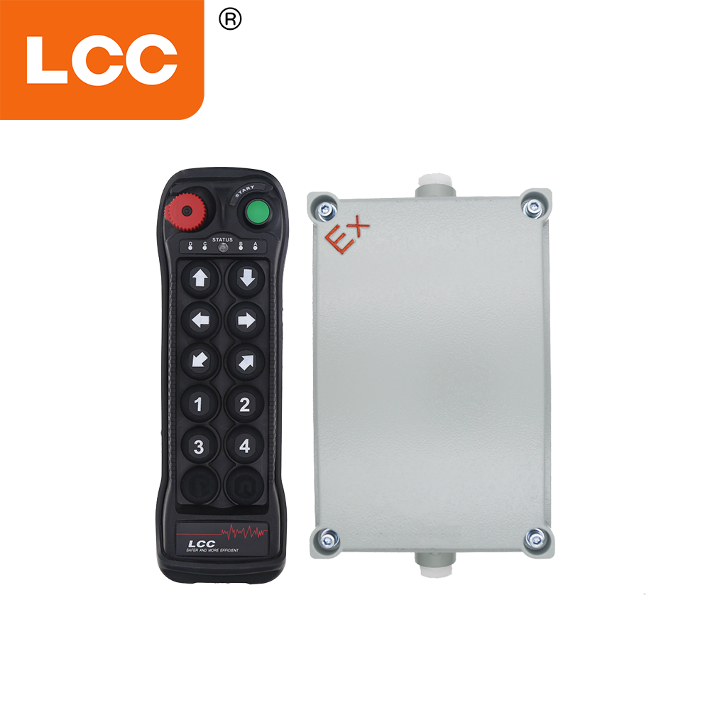 LCC BQ1000 10-button Anti-explosion Wireless Explosion Proof Remote for Tower Crane in Hazadous Areas