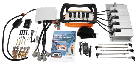 BT500 Custom Wireless Remote Control for Truck-Mounted Cranes: Features Proportional Joysticks and Analog Control, Supporting Both Manual and Automatic Modes