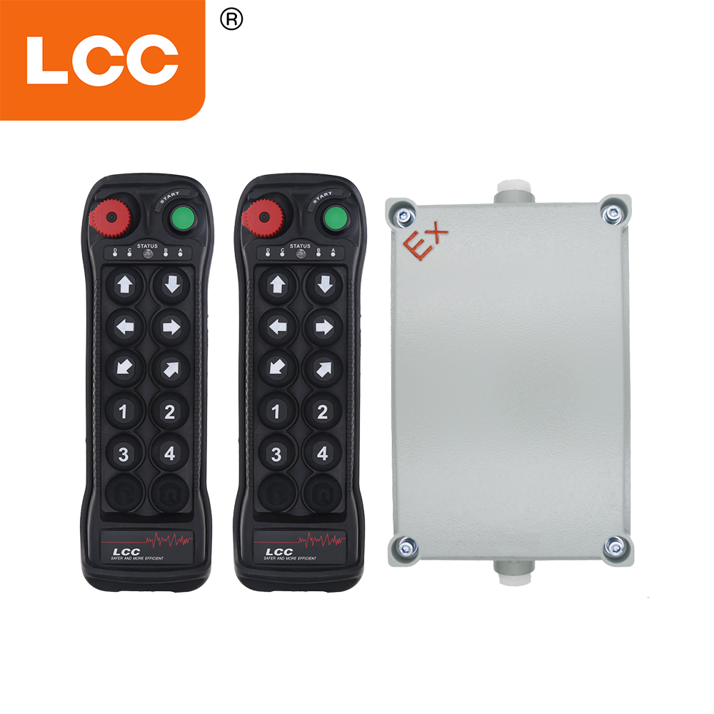 LCC BQ1000 10-button Anti-explosion Wireless Explosion Proof Remote for Tower Crane in Hazadous Areas
